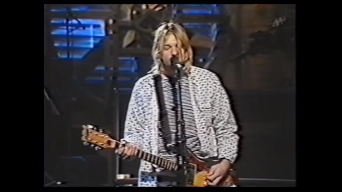 Nirvana em ensaio para o Saturday Night Live