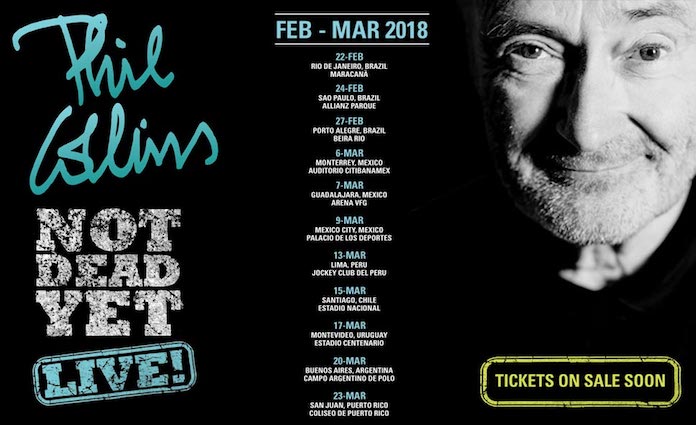 Phil Collins - turnê 2018