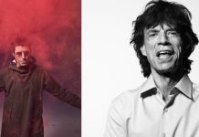 Liam Gallagher e Mick Jagger