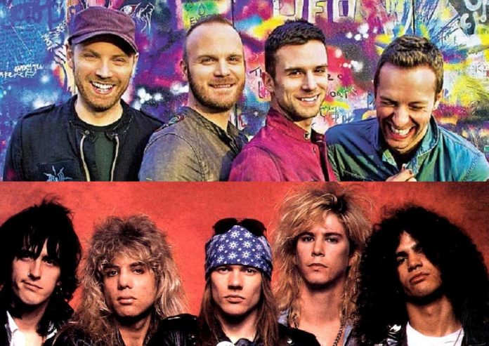 Coldplay e Guns N' Roses