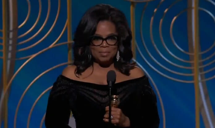 Oprah Winfrey no Globo de Ouro