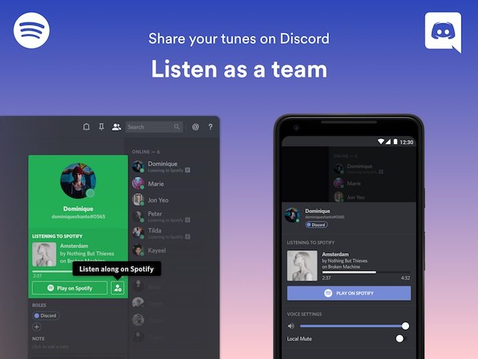 Spotify e Discord