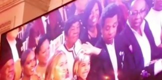 Jay-Z, Beyoncé e Blue Ivy em leilão de arte