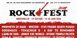 Montebello Rockfest 2018 - headliners