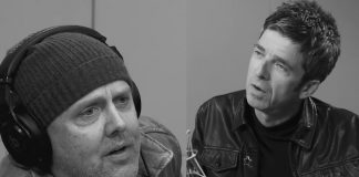 Lars Ulrich e Noel Gallagher