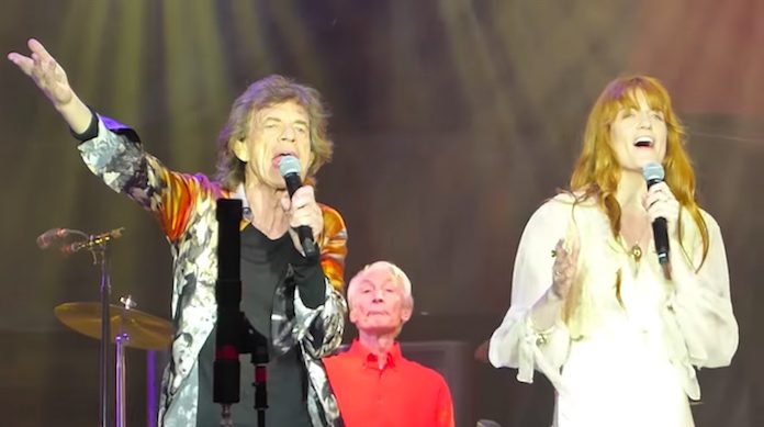 Florence Welch canta com Rolling Stones em Londres