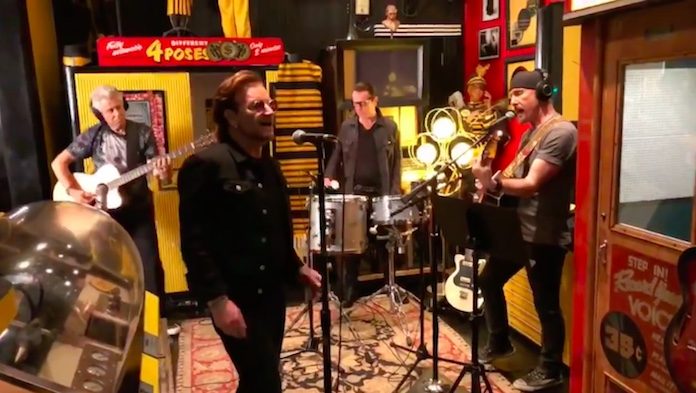 U2 faz sessão acústica no estúdio de Jack White