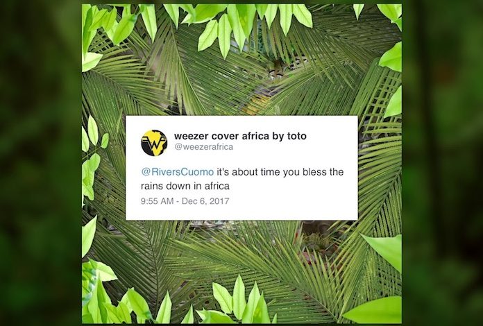 Weezer faz cover de Africa, do Toto