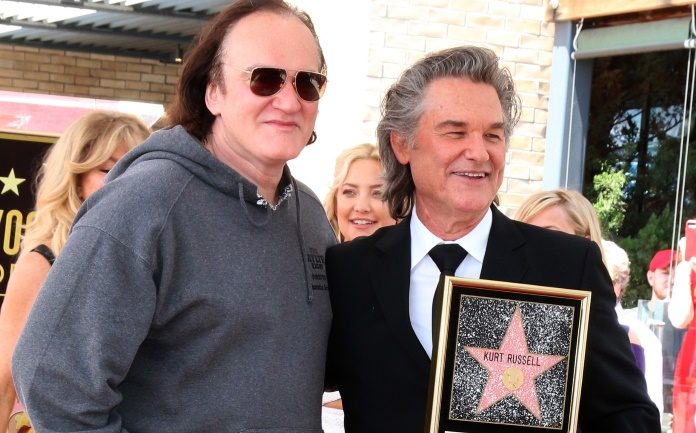 Quentin Tarantino e Kurt Russell em 2017