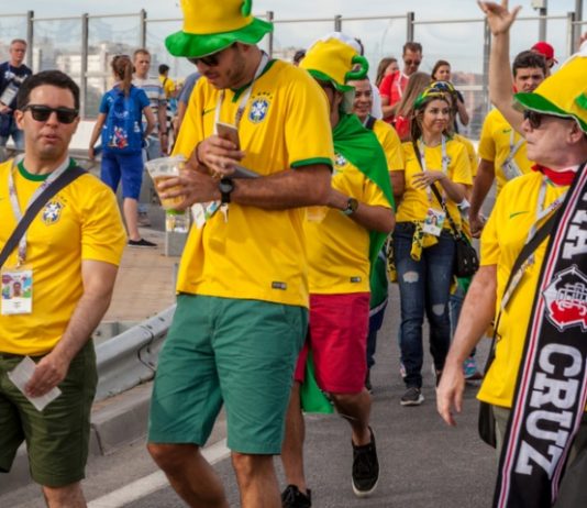 Torcida do Brasil na Copa da Rússia 2018