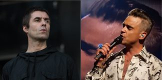 Liam Gallagher (Oasis) e Robbie Williams