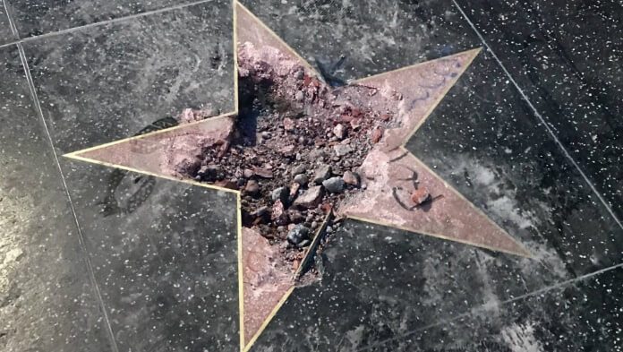 Estrela de Donald Trump na Calçada da Fama