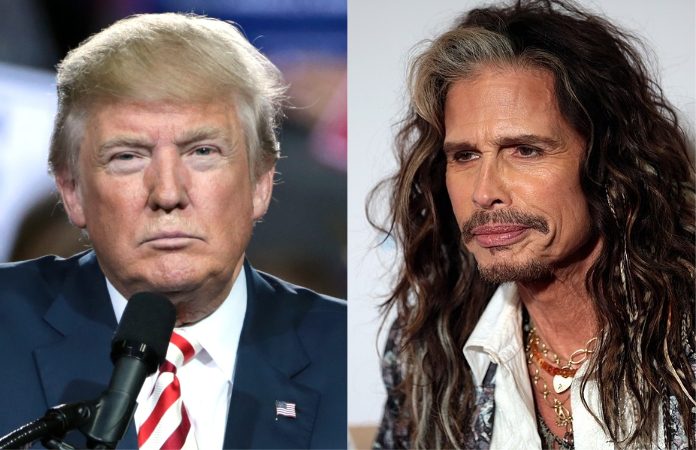 Donald Trump e Steven Tyler (Aerosmith)
