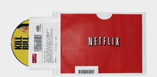 Envelope de DVD da Netflix