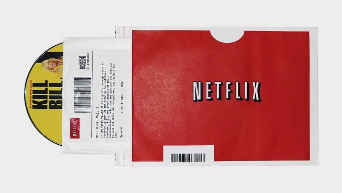 Envelope de DVD da Netflix