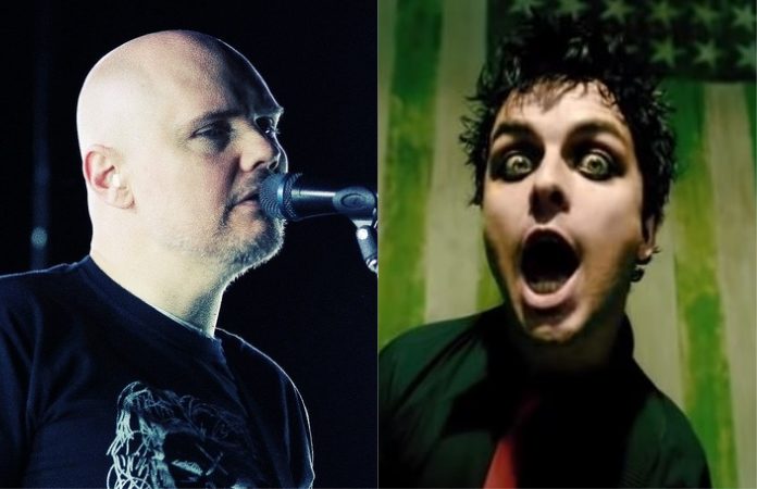 Billy Corgan (Smashing Pumpkins) e Billie Joe Armstrong (Green Day)