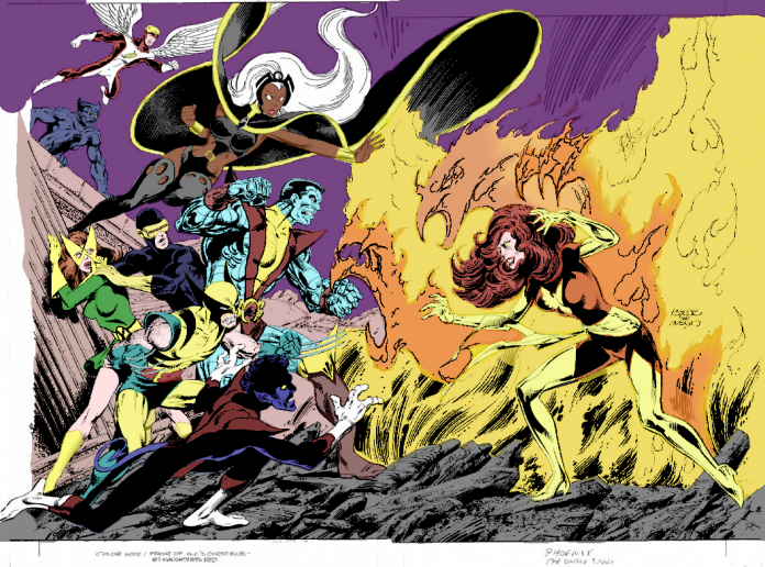 Fenix Negra em combate contra os X-Men