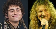 Josh Kiszka (Greta Van Fleet) e Robert Plant (Led Zeppelin)