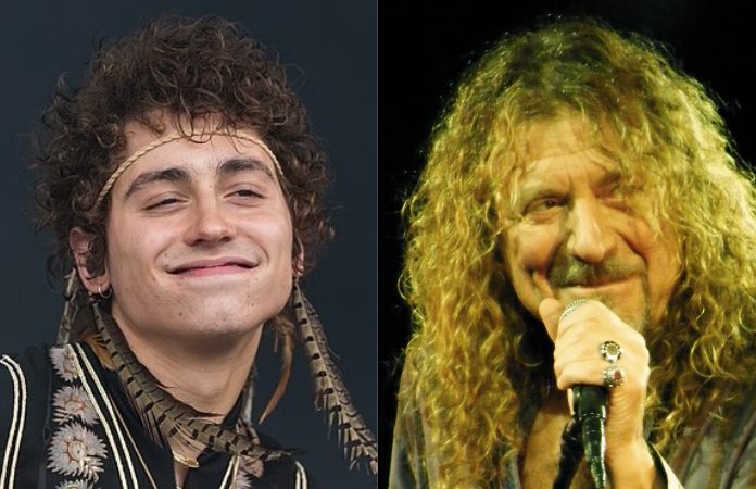 Josh Kiszka (Greta Van Fleet) e Robert Plant (Led Zeppelin)