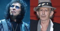 Tony Iommi (Black Sabbath) e Keith Richards (Rolling Stones)