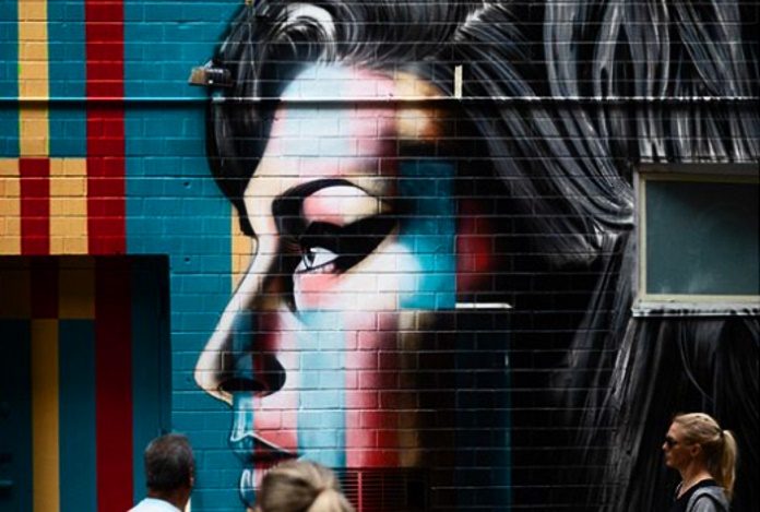 Mural de Amy Winehouse em Nova York
