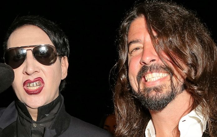 Marilyn Manson e Dave Grohl (Foo Fighters)