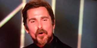 Christian Bale no Globo de Ouro