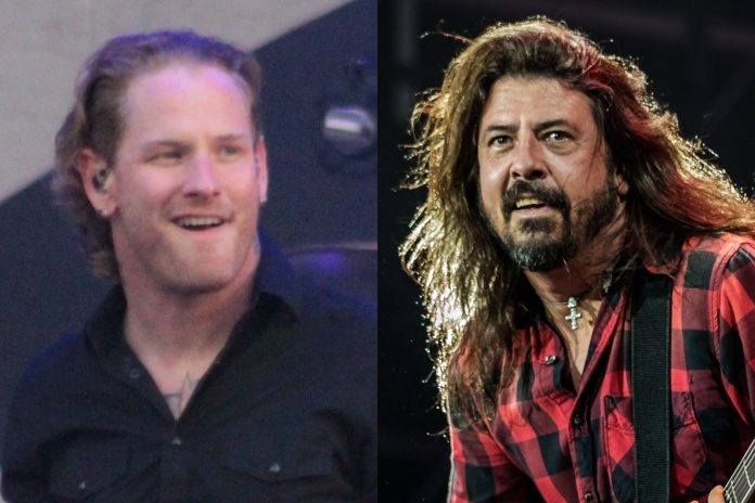 Corey Taylor (Slipknot) e Dave Grohl (Foo Fighters)