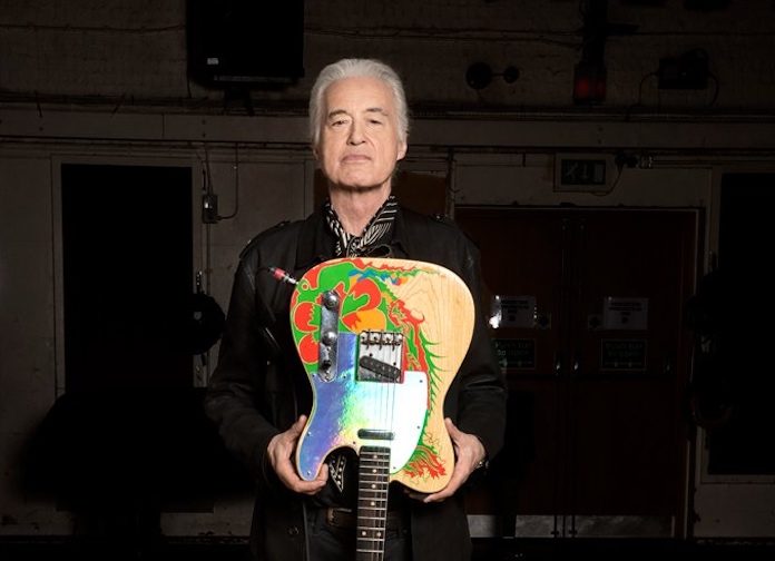 Jimmy Page ressuscita guitarra de Dragão com a Fender
