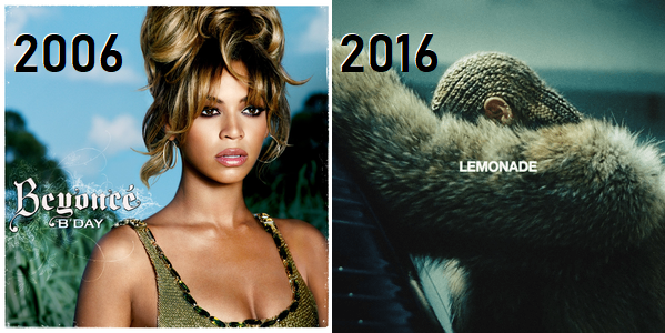 Beyoncé - de B'Day até Lemonade