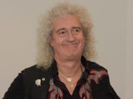 Brian May, do Queen, em 2017