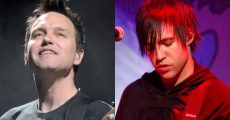 Mark Hoppus (blink-182) e Pete Wentz (Fall Out Boy)