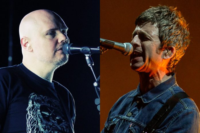 Billy Corgan (Smashing Pumpkins) e Noel Gallagher
