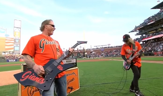 Metallica James Hetfield Kirk Hammett Hino EUA