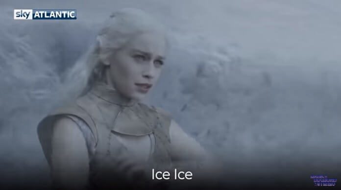 Game Of Thrones e Vanilla Ice