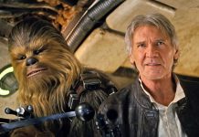 Han Solo (Harrison Ford) e Chewbacca (Peter Mayhew) em Star Wars