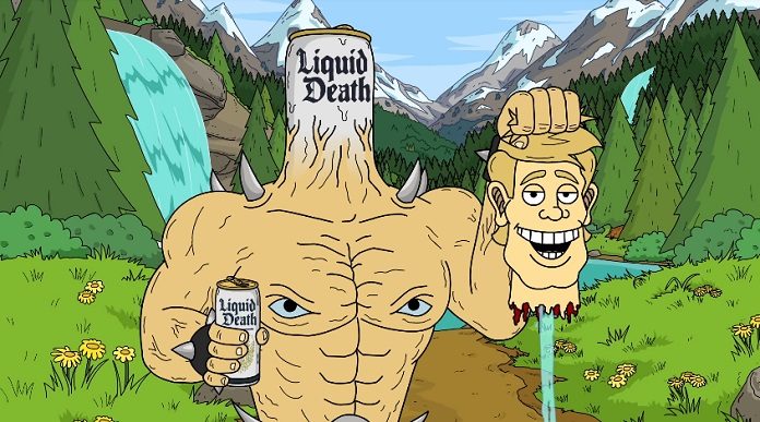 Liquid Death Água para Punks