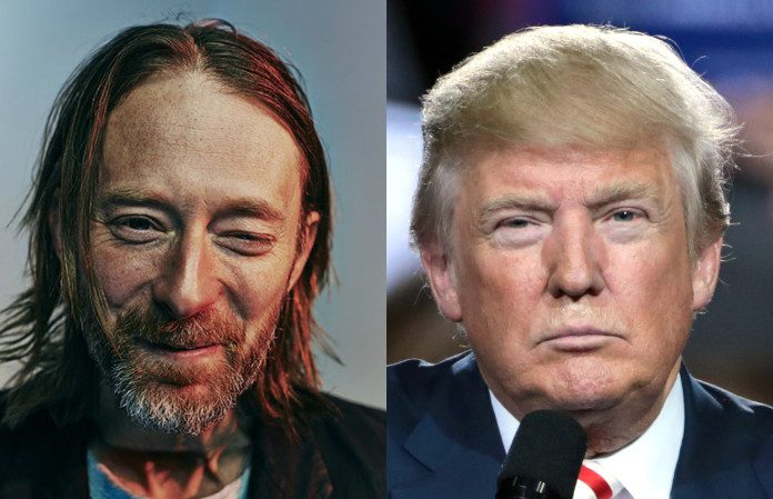 Thom Yorke e Donald Trump