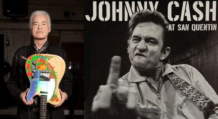 Jimmy Page e Johnny Cash