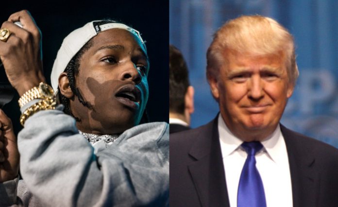 A$AP Rocky e Donald Trump
