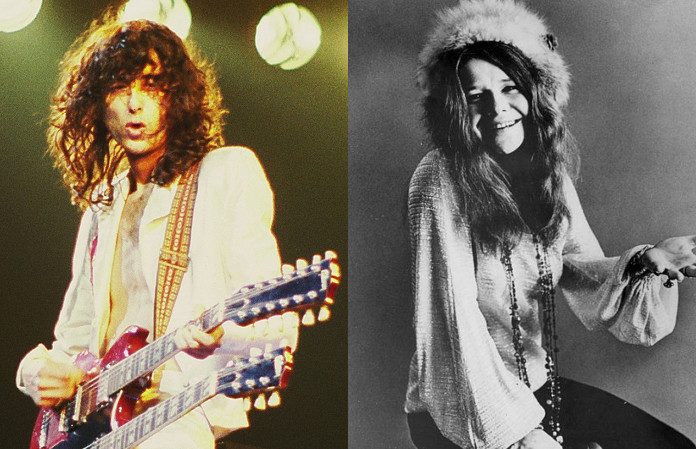Jimmy Page e Janis Joplin