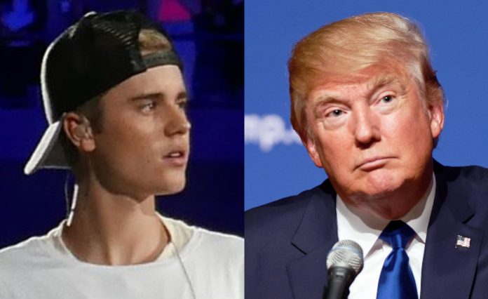 Justin Bieber e Donald Trump