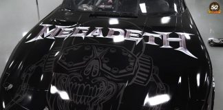 Megadeth carro NASCAR