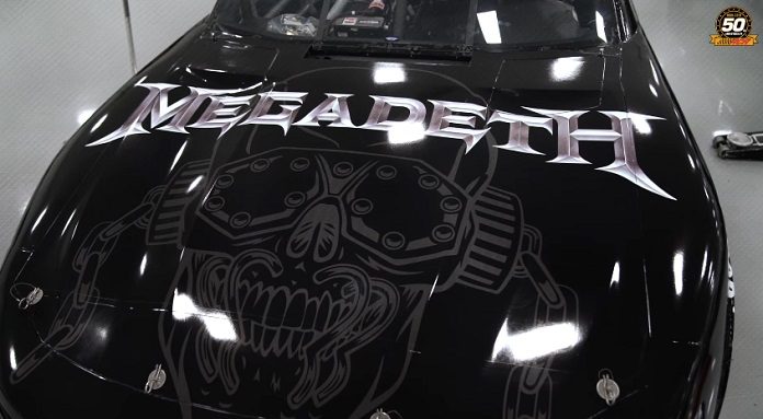 Megadeth carro NASCAR