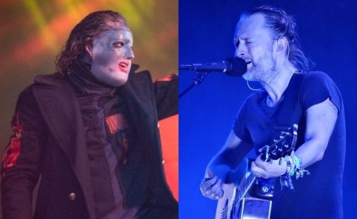 Corey Taylor (Slipknot) e Thom Yorke (Radiohead)