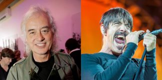Jimmy Page e Anthony Kiedis (Red Hot Chili Peppers)