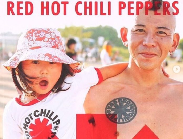 Pai e filha fãs de Red Hot Chili Peppers