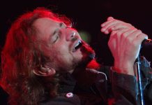 Eddie Vedder com o Pearl Jam