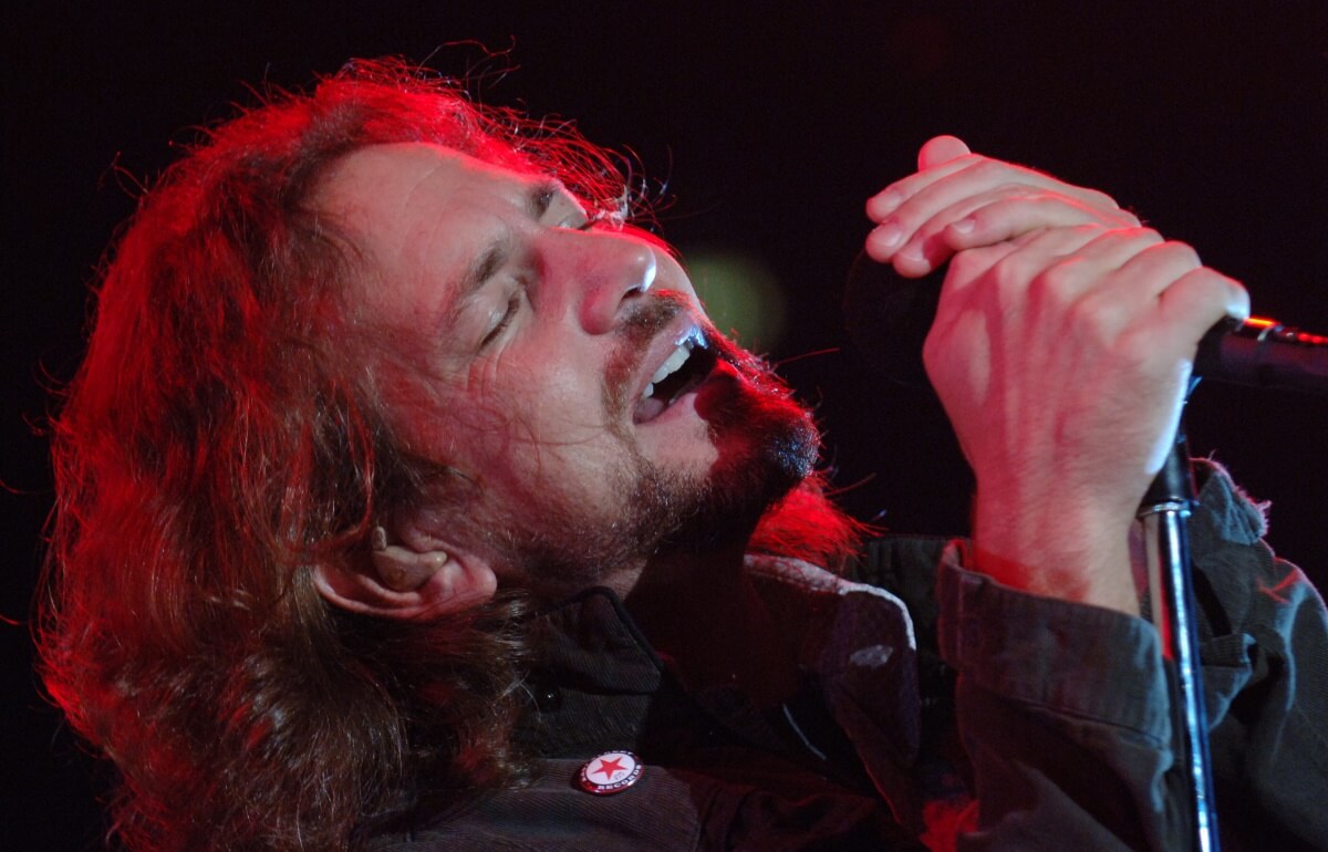 Eddie Vedder com o Pearl Jam