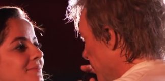 Bon Jovi e fã no Palco Mundo do Rock In Rio